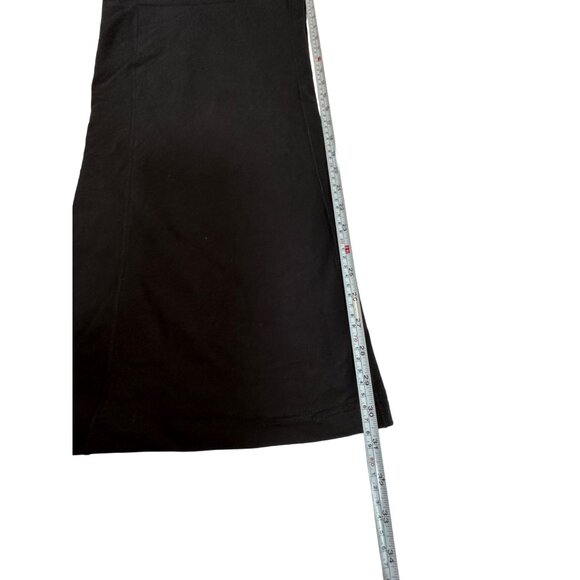 Lululemon Athletica Black Cotton Lycra Womens Wide-Leg Pants L Retired - Picture 9 of 14